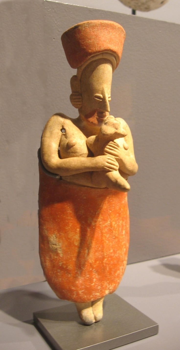 Early artifact - Woman with Dog